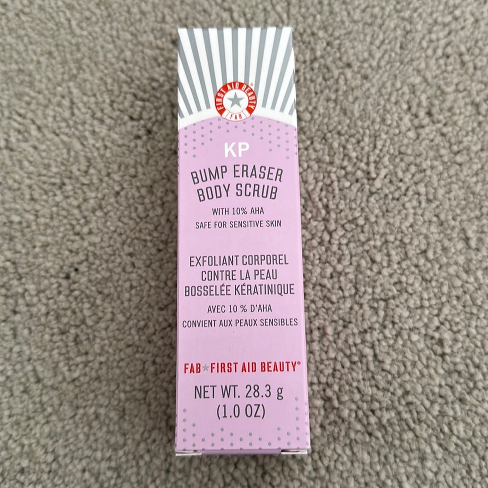 Brand new travel size First Aid Beauty KP bump eraser